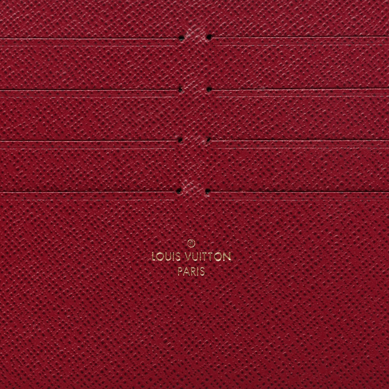 Louis Vuitton Calfskin Felicie Card Holder Insert Fuchsia 6 of 6