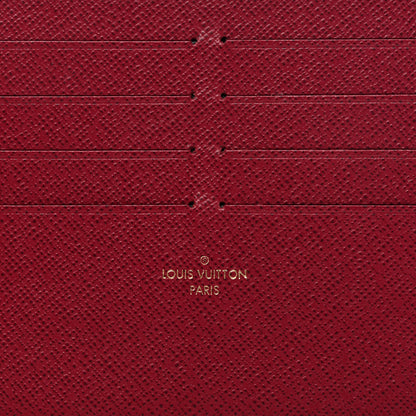 Louis Vuitton Calfskin Felicie Card Holder Insert Fuchsia 6 of 6