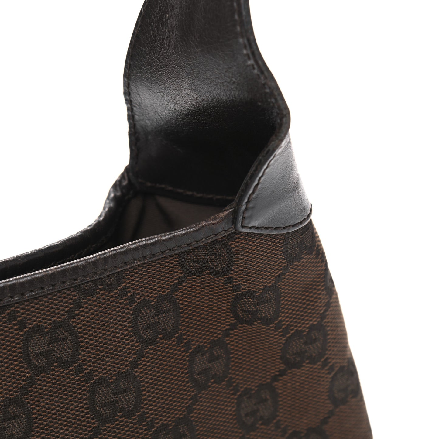 Monogram Web Small Jackie O Hobo Dark Brown