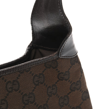Gucci Monogram Web Small Jackie O Hobo Dark Brown 15 of 18