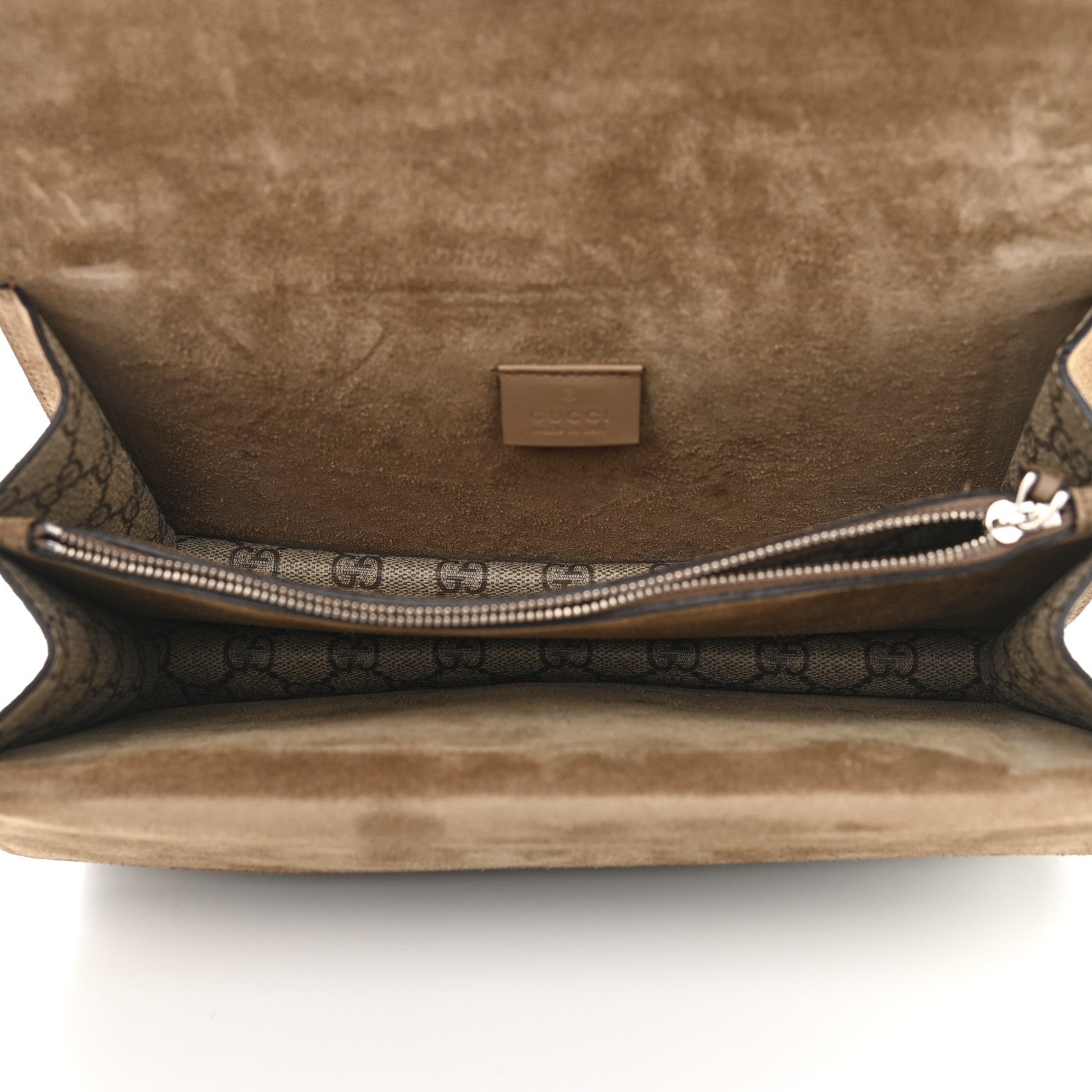 Gucci GG Supreme Monogram Small Dionysus Shoulder Bag Taupe 5 of 10