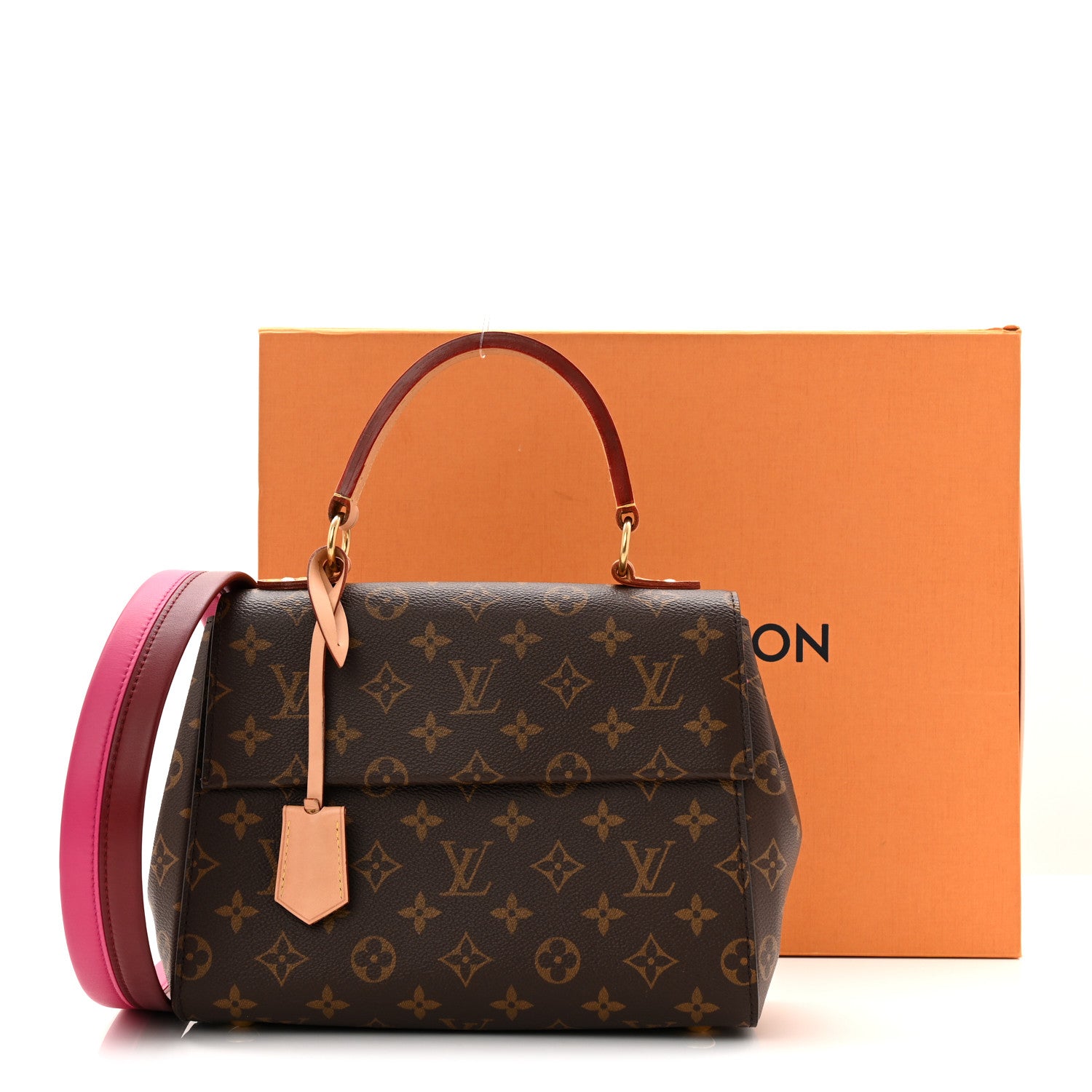 Louis Vuitton Monogram Cluny BB Bordeaux Fuchsia 1819573