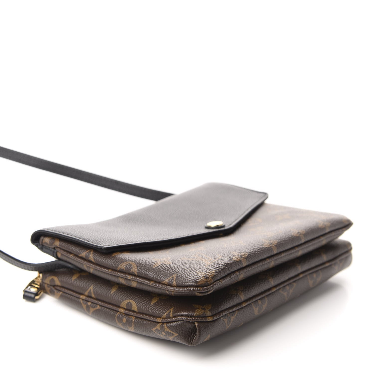 Louis Vuitton Monogram Twice Pochette Black 4 of 12