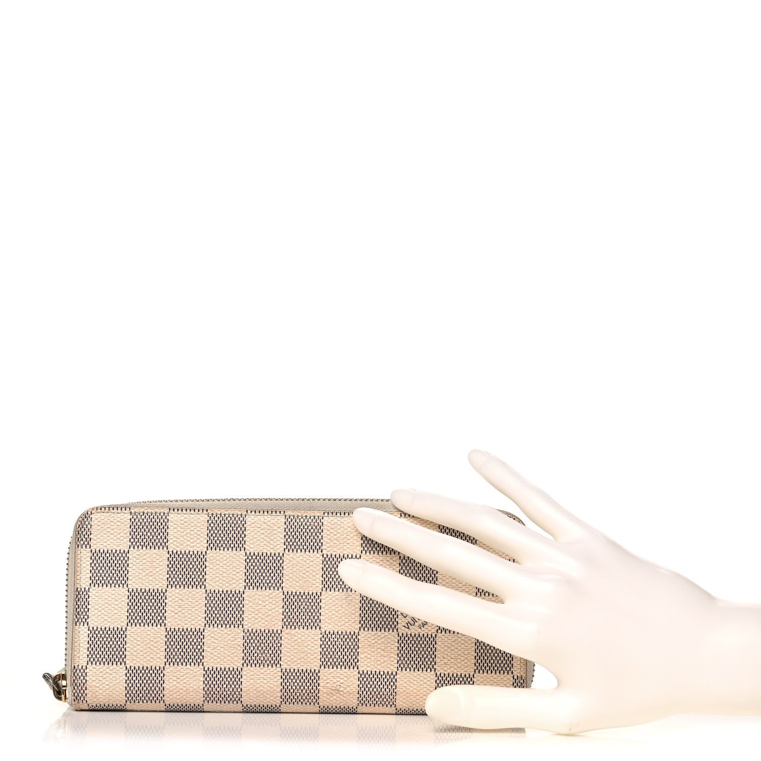 Louis Vuitton Damier Azur Clemence Wallet 2 of 15