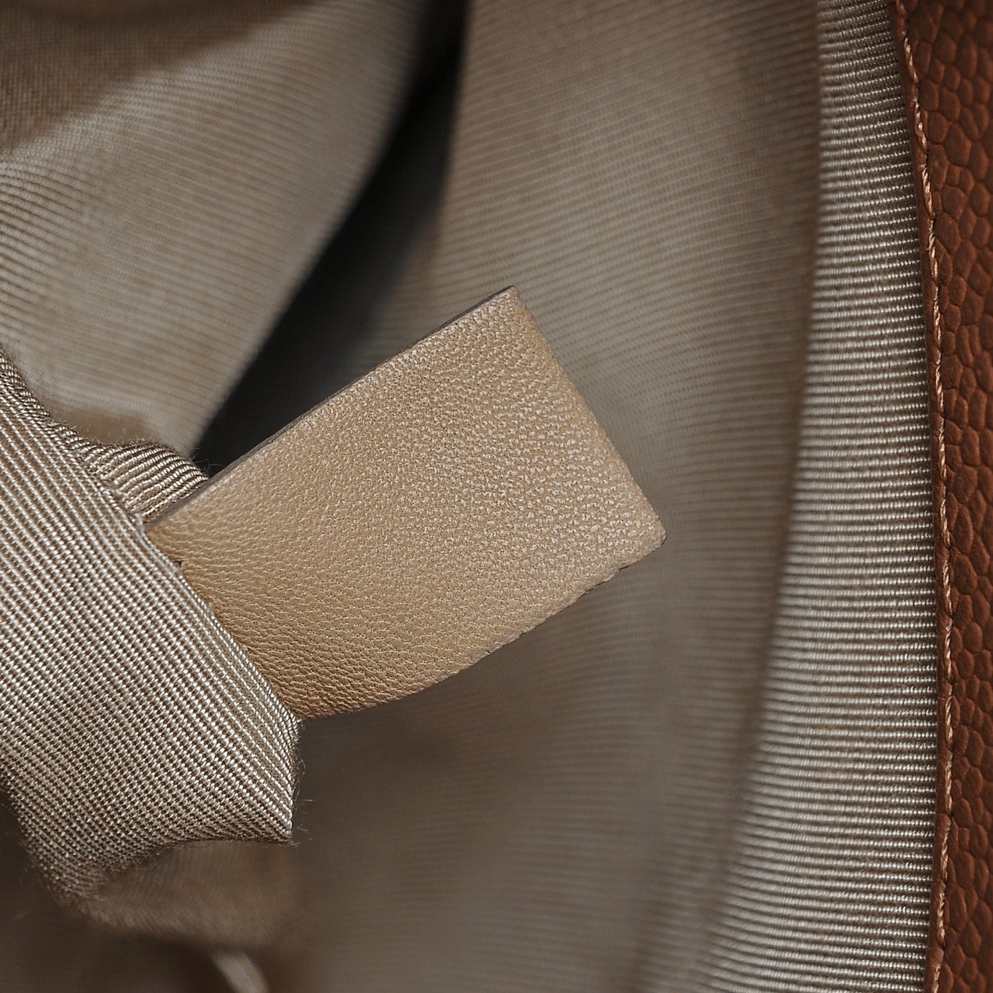 Caviar Grand Shopping Tote GST Dark Beige