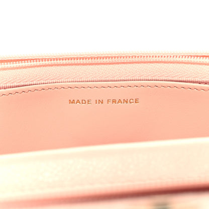 Chanel Caviar Quilted Wallet on Chain WOC Light Pink 7 of 12