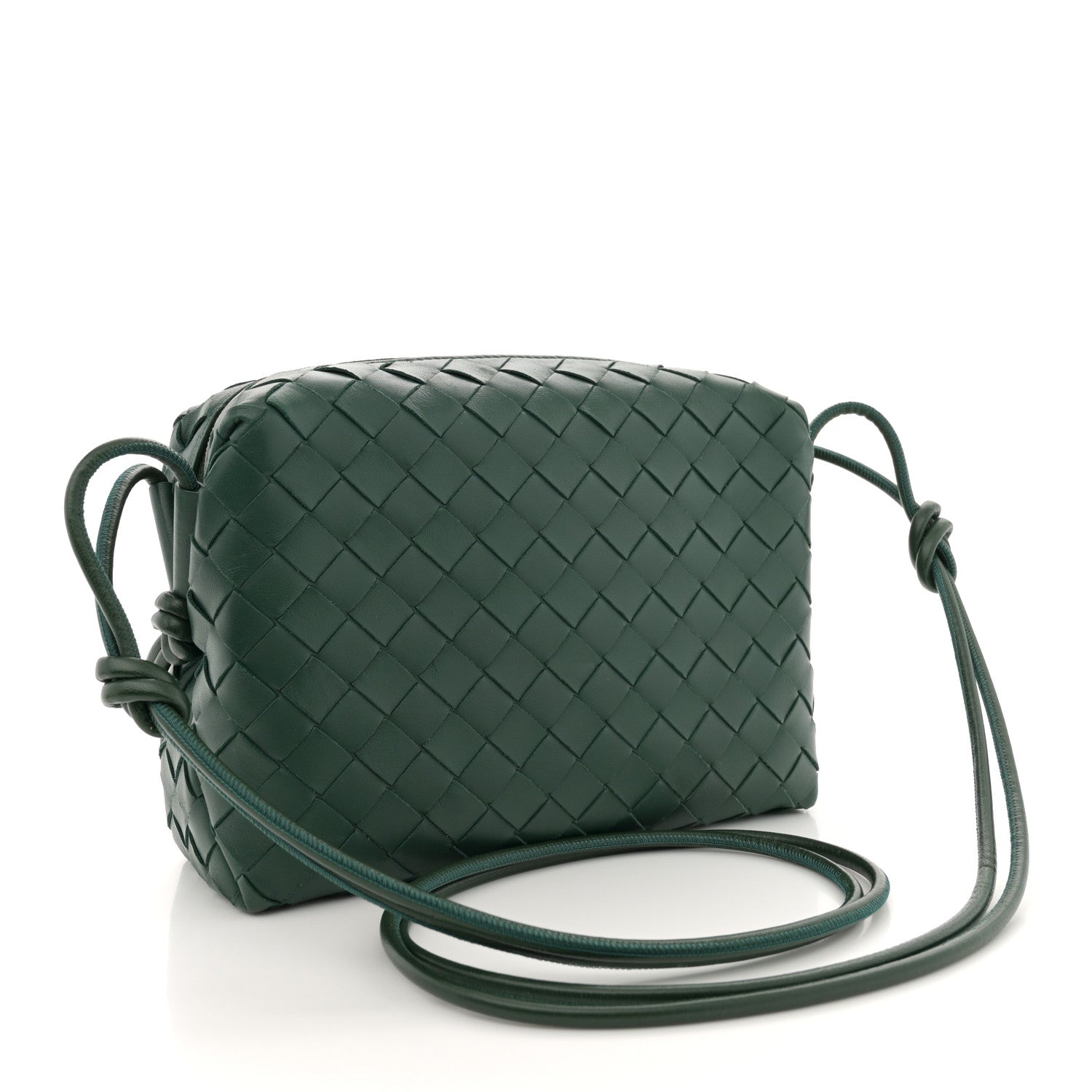 Bottega Veneta Nappa Intrecciato Small Loop Camera Bag Raintree 3 of 11