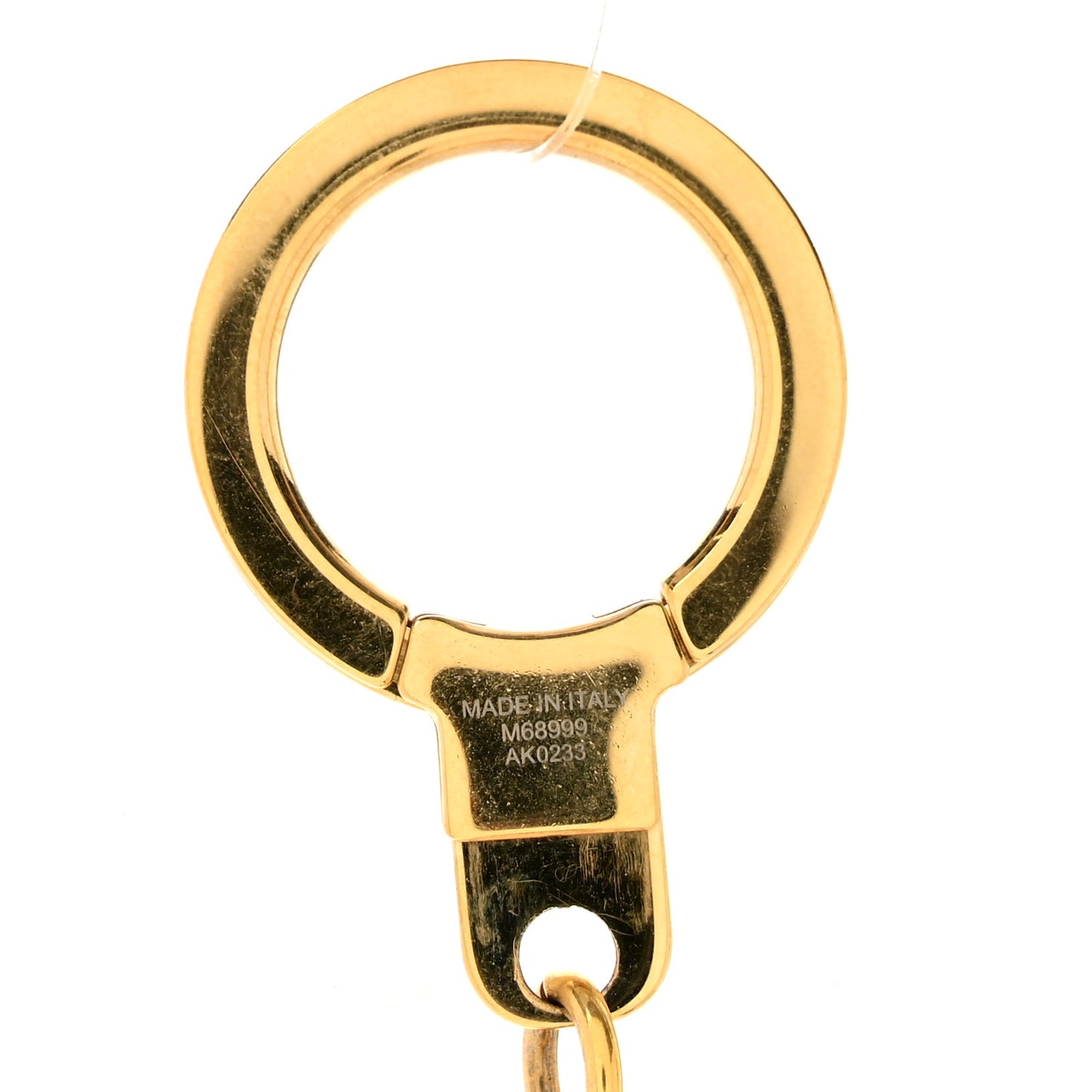 Monogram Spring Street Bag Charm Key Holder Gold