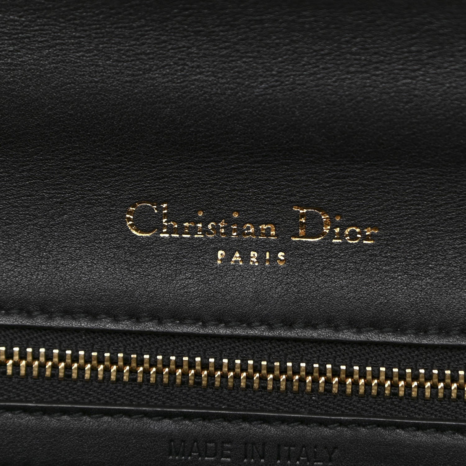 Christian Dior Lambskin Floral Embroidered Diorama Flap Bag Black Multicolor 5 of 10