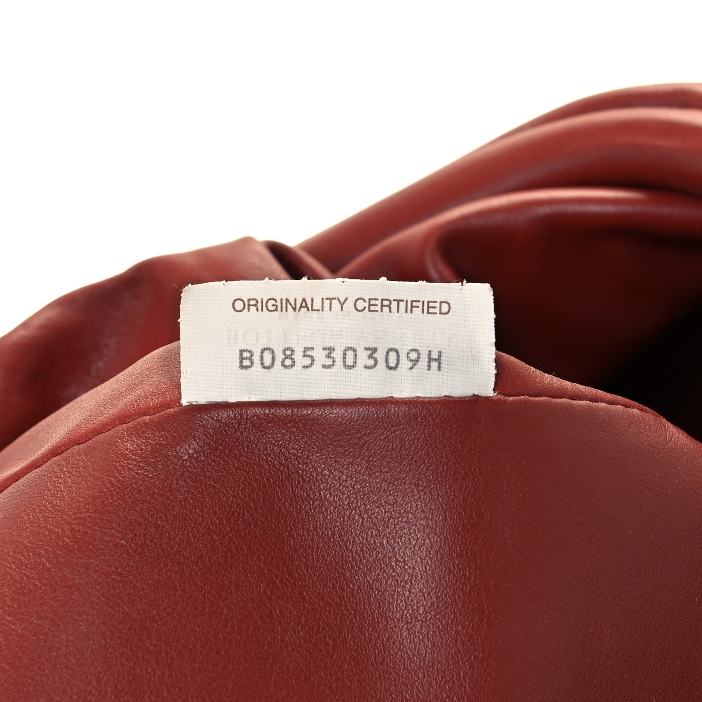 Smooth Butter Calf The Pouch Oversized Clutch Rust