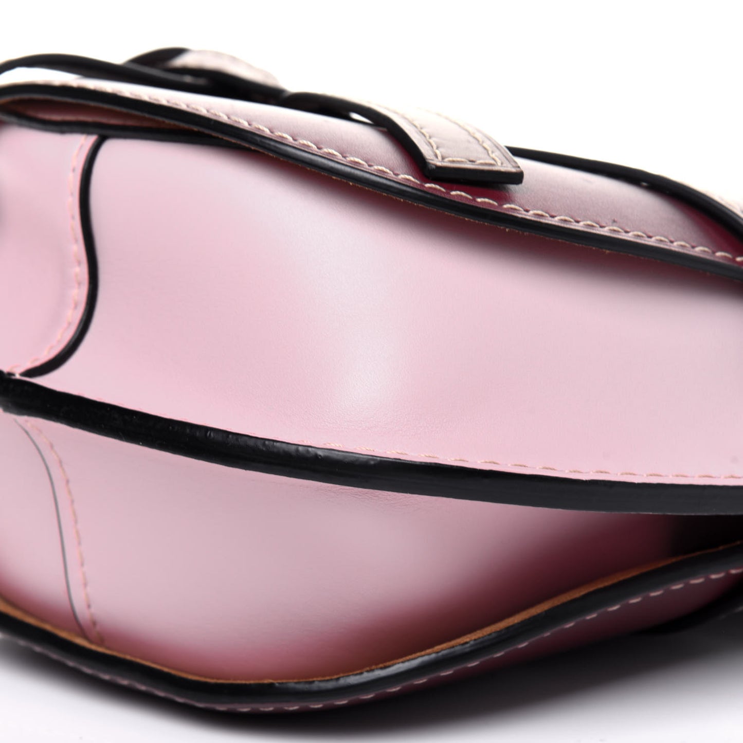Calfskin Small Gate Crossbody Bag Wine Pastel Pink