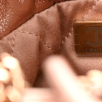 Chanel Metallic Calfskin Quilted Mini Chanel 22 Copper 7 of 11
