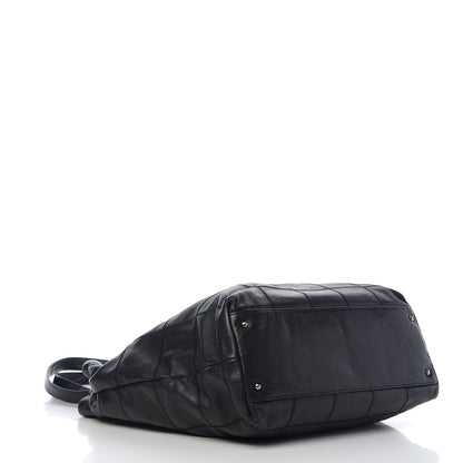 Chanel Caviar Square Stitched Tote Black 3 of 9