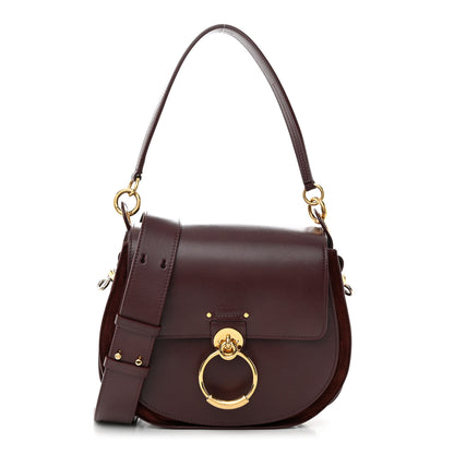 Chloe Calfskin Small Tess Bag Burnt Brown 1 of 9