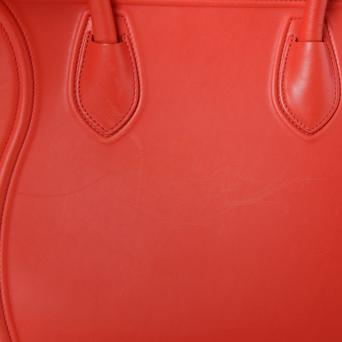 Nappa Calfskin Medium Phantom Luggage Vermillion