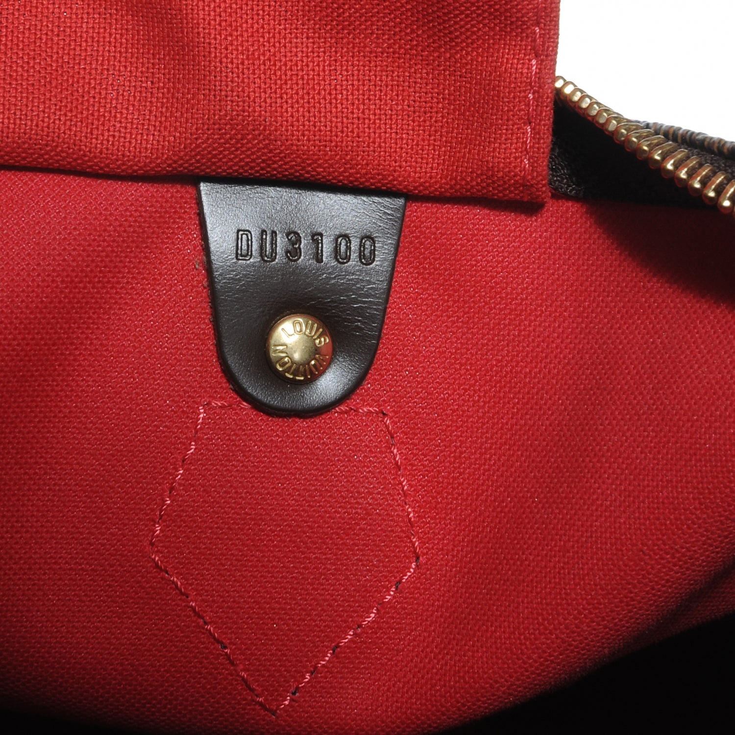 Louis Vuitton Damier Ebene Speedy 35 7 of 7