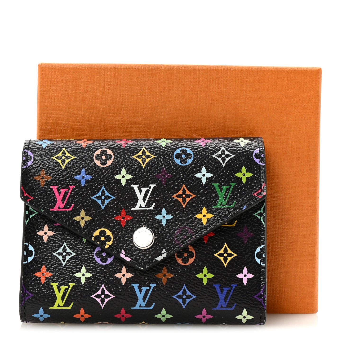LV x TM Monogram Multicolor Victorine Wallet Black