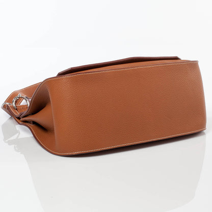 Hermes Taurillon Clemence Jypsiere 37 Gold 5 of 10
