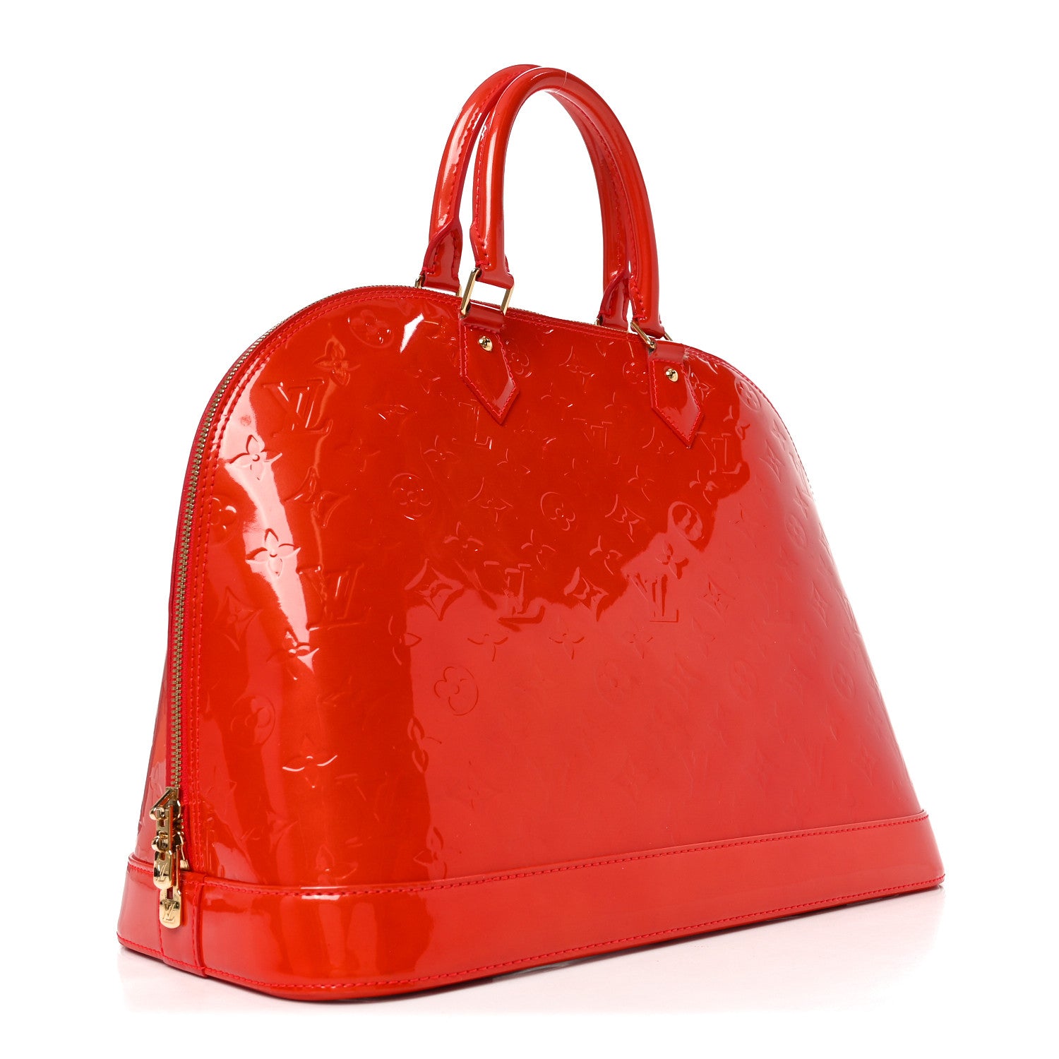 Louis Vuitton Vernis Alma GM Rouge Grenadine 3 of 9