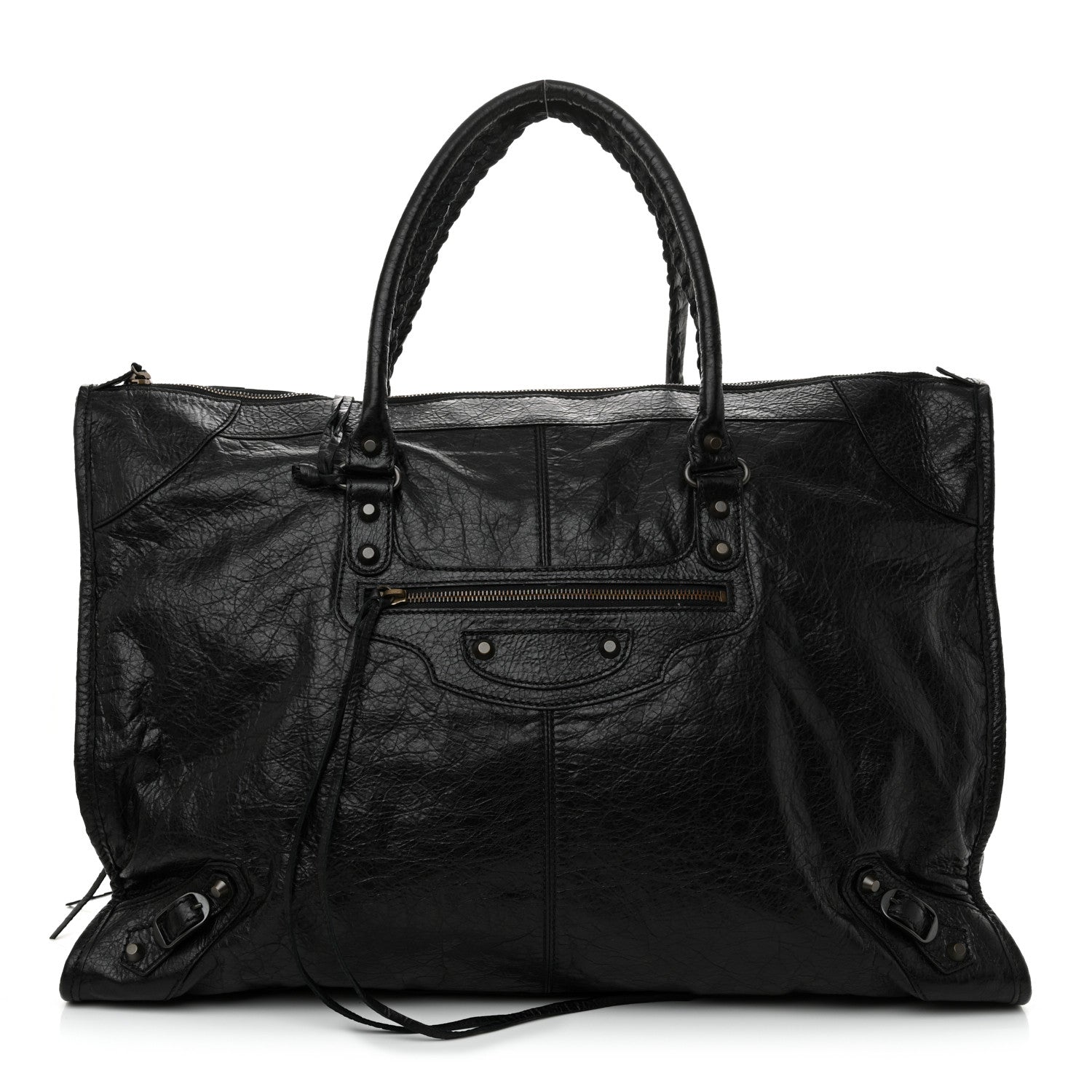 Balenciaga Agneau Classic Hardware Weekender Black 1 of 23