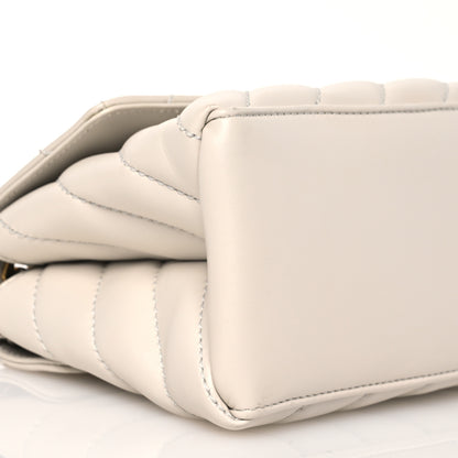 Off-White Calfskin Diagonal Quilted Jackhammer 19 Shoulder Bag White 9 of 16