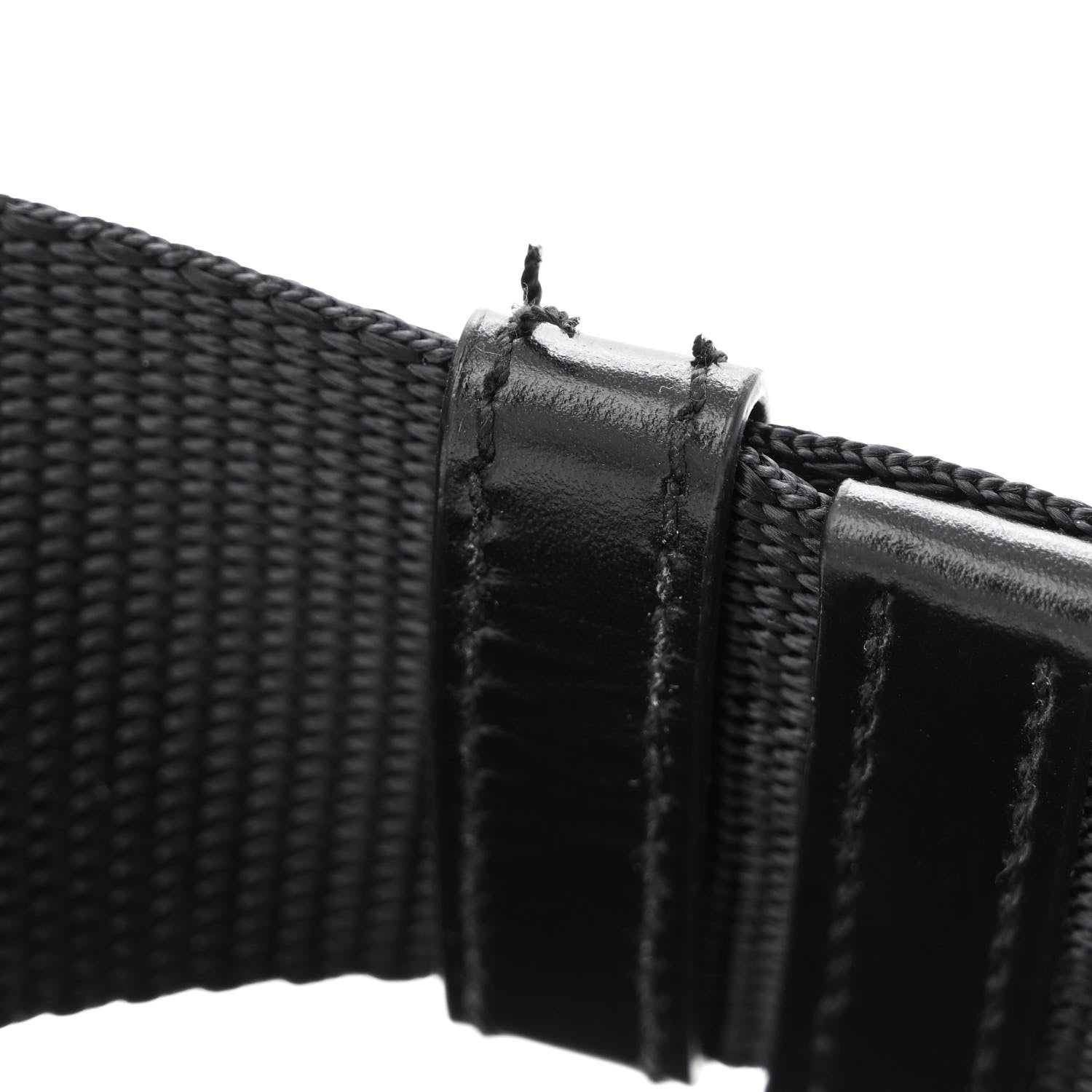 Prada Tessuto Nylon Soft Calfskin Sling Belt Bag Black 11 of 16