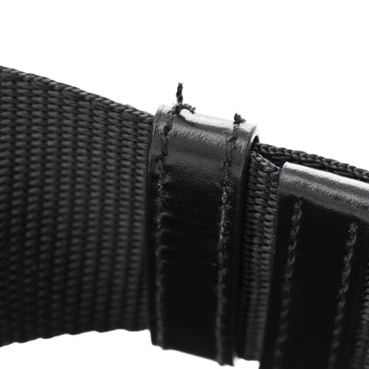 Prada Tessuto Nylon Soft Calfskin Sling Belt Bag Black 11 of 16