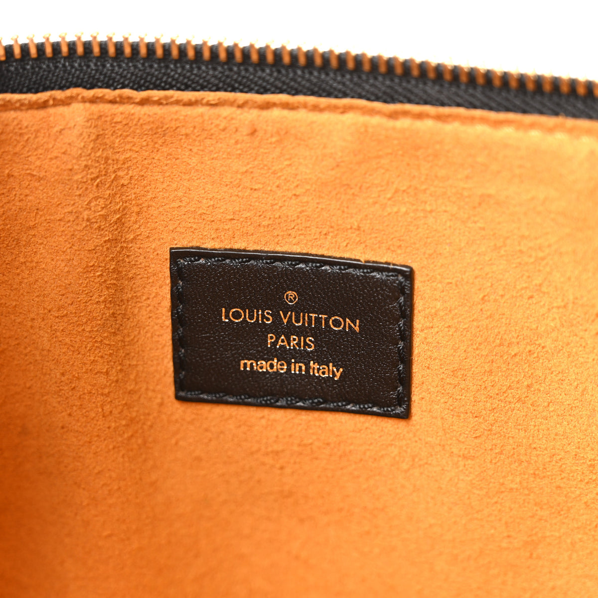 Lambskin Embossed Monogram Coussin MM Black