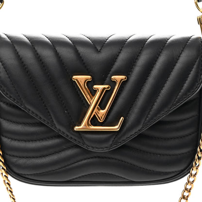 Louis Vuitton Calfskin New Wave Multi Pochette Black 7 of 15