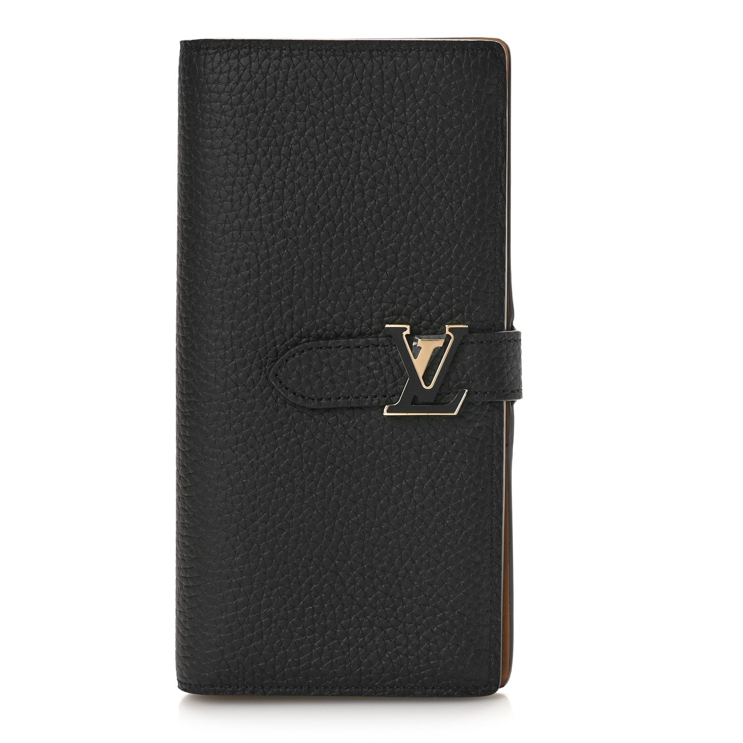 Louis Vuitton Taurillon LV Vertical Capucines Wallet Black Arizona 1 of 8