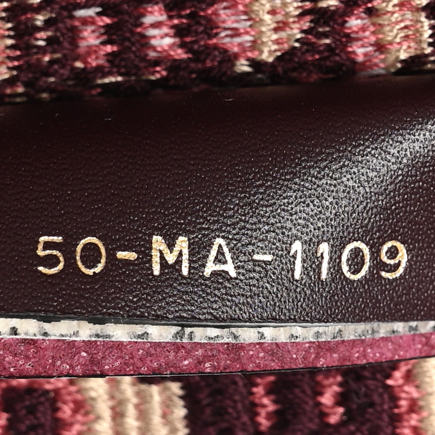 Christian Dior Oblique Large Book Tote Burgundy Multicolor 7 of 10