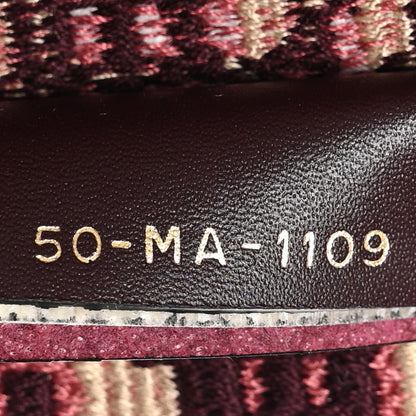 Christian Dior Oblique Large Book Tote Burgundy Multicolor 7 of 10