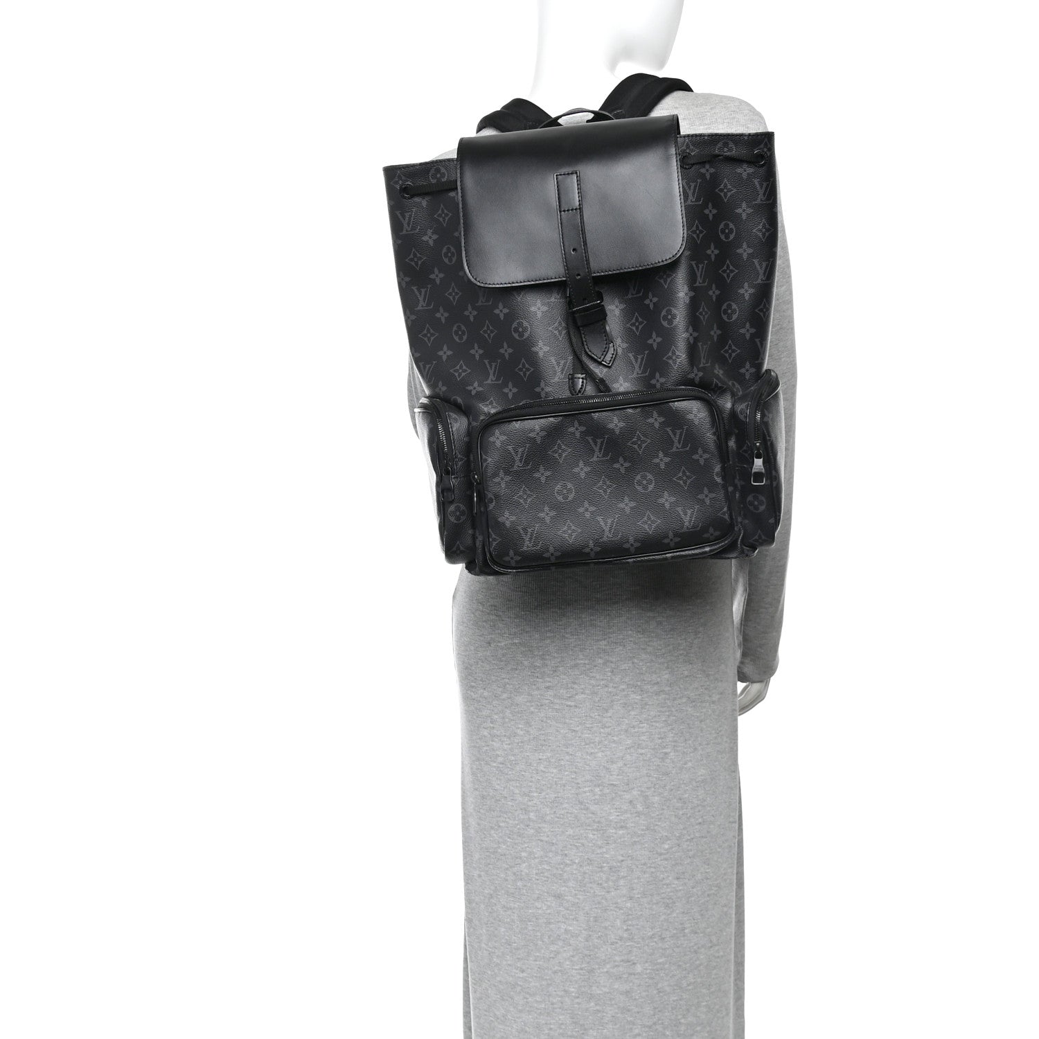 Louis Vuitton Monogram Eclipse Trio Backpack 2 of 10