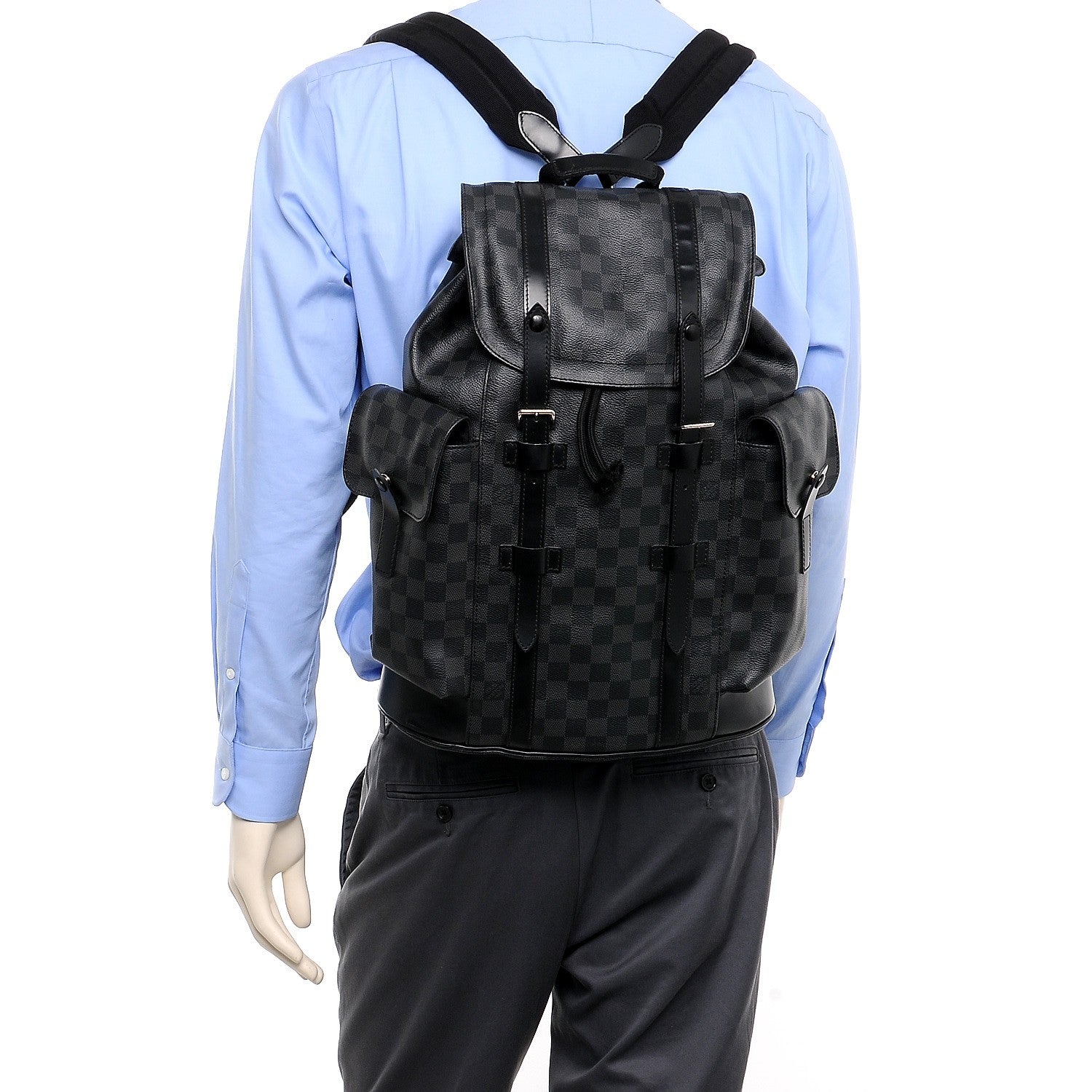 Louis Vuitton Damier Graphite Christopher PM Backpack 2 of 12