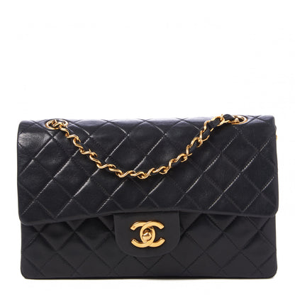 Chanel Lambskin Quilted Small Double Flap Black 1 of 9