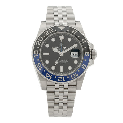 Rolex Stainless Steel 40mm Oyster Perpetual Date GMT Master Ⅱ Batgirl Watch 126710BLNR 1 of 5