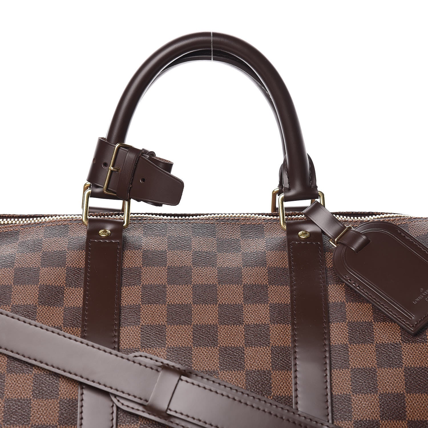 Louis Vuitton Damier Ebene Keepall Bandouliere 55 10 of 10