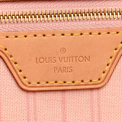 Louis Vuitton Damier Azur Neo Neverfull MM Rose Ballerine 6 of 12