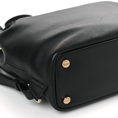 Valentino Garavani Vitello Rockstud Demilune Backpack Black 7 of 8