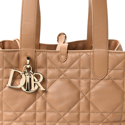 Christian Dior Calfskin Macrocannage Medium Toujour Powder Tan 9 of 11