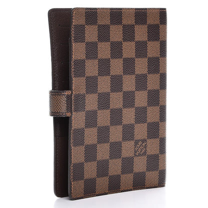 Louis Vuitton Damier Ebene Medium Ring Agenda Cover 3 of 7