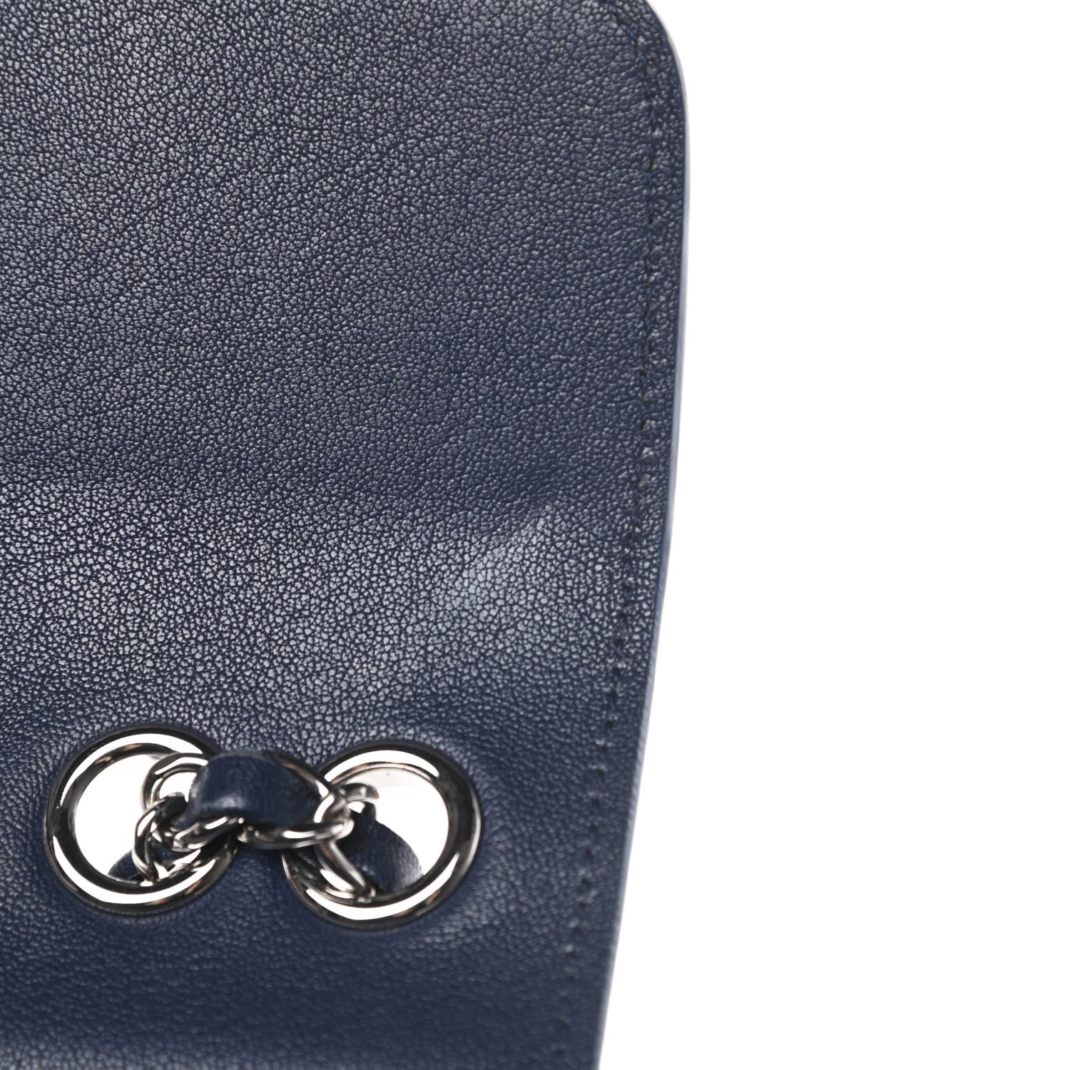 Chanel Goatskin Quilted Small CC Box Flap Navy 12 of 14
