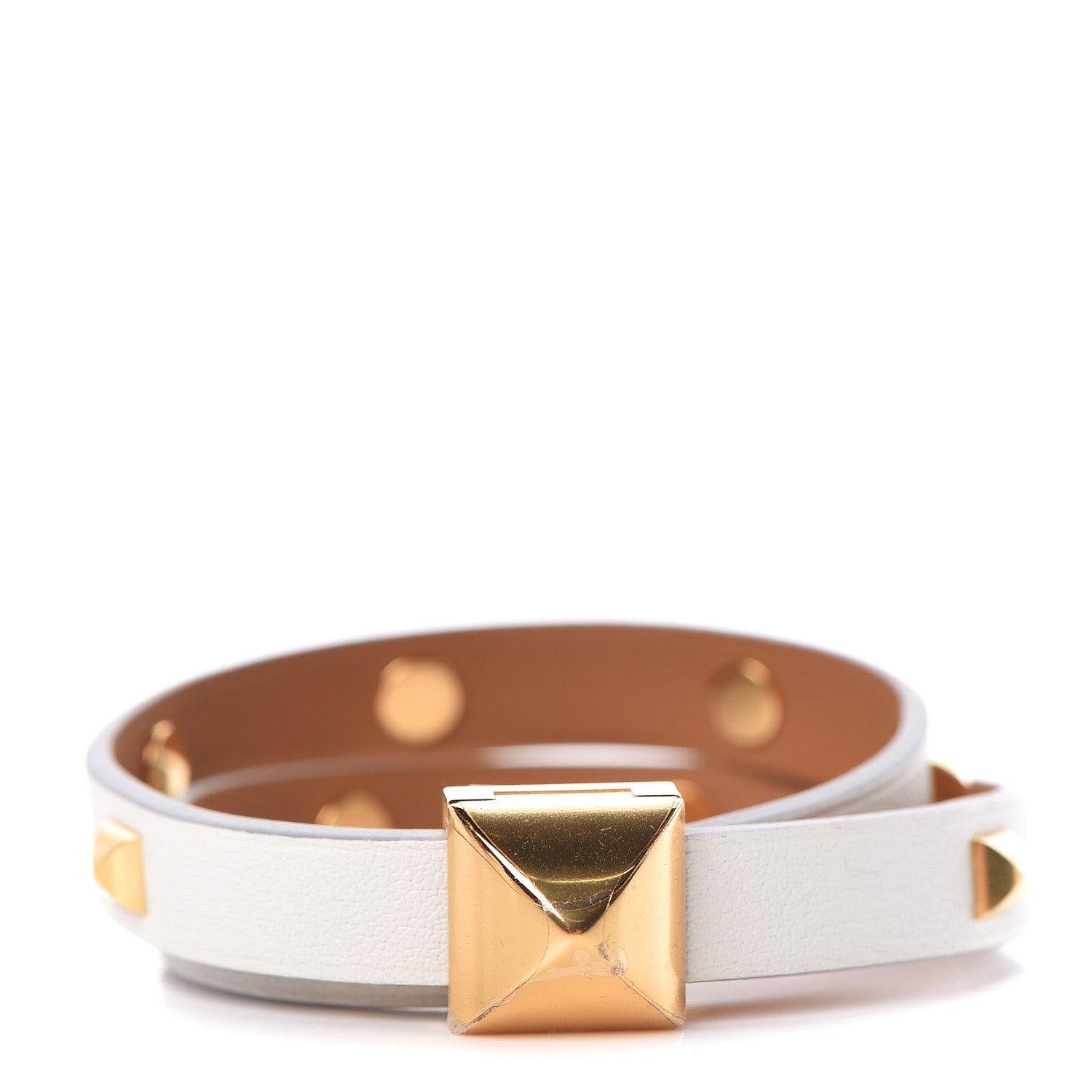 Hermes Swift Medor Infini Cloute Double Tour Bracelet T3 White 1 of 5