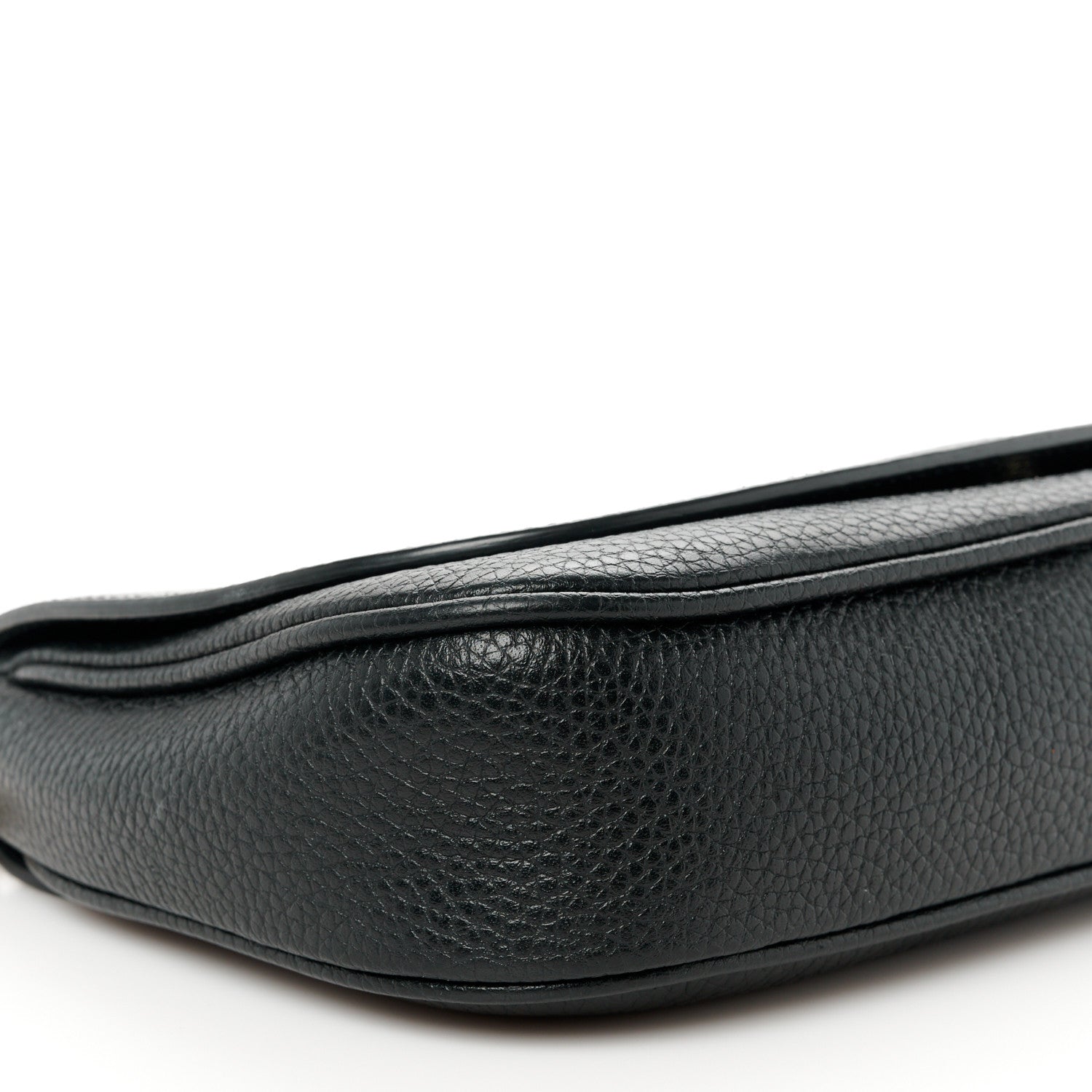 Gucci Pebbled Calfskin Medium Soho Flap Crossbody Black 10 of 11