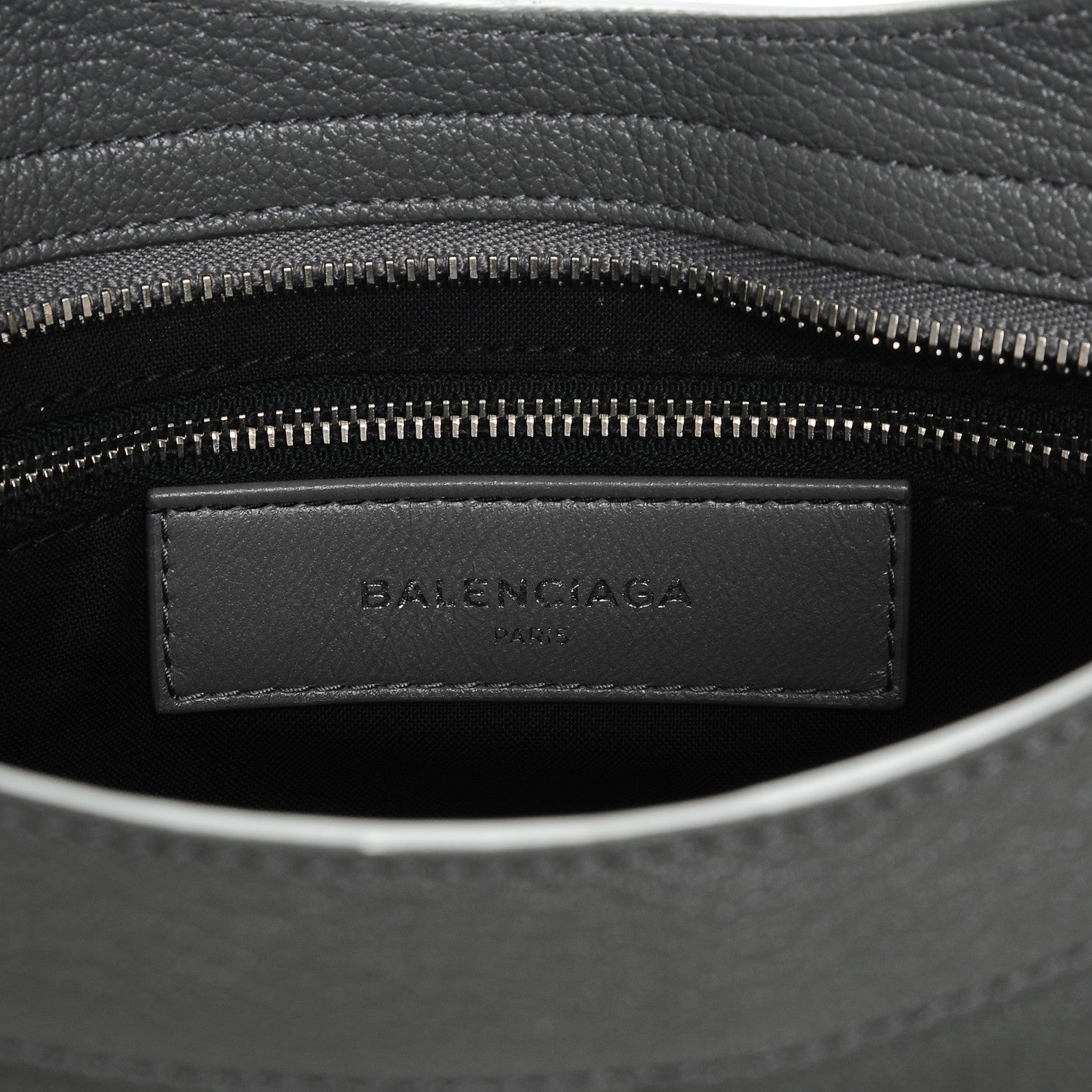 Balenciaga Chevre Silver Metallic Edge Hardware City Gris Acier 6 of 6