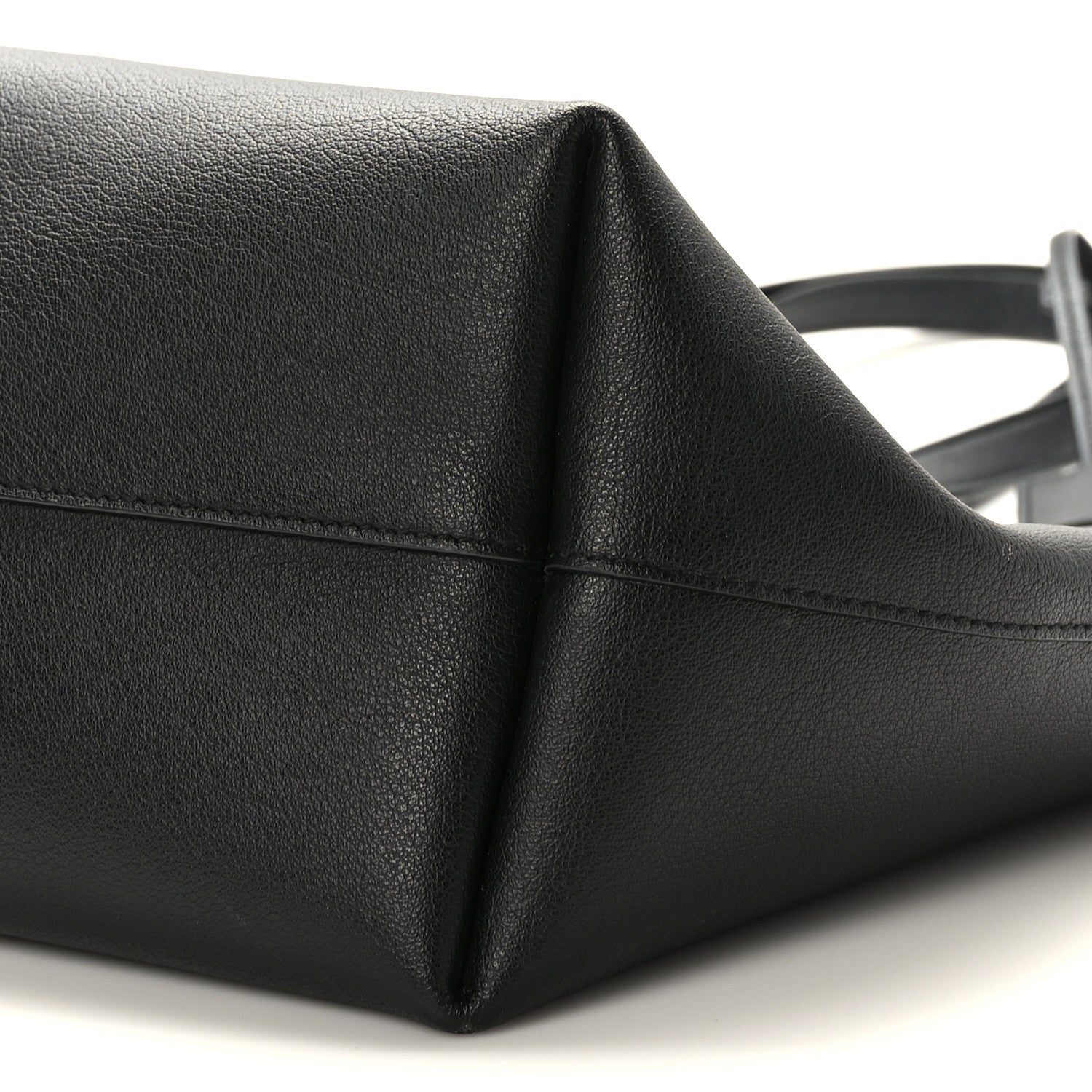 Saint Laurent Calfskin Large Shopping Tote Black 10 of 10