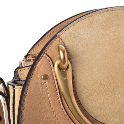 Chloe Calfskin Suede Small Pixie Bag Pearl Beige 8 of 8