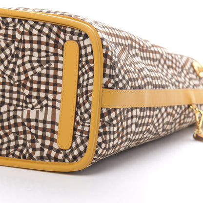 MCM Visetos Medium Liz Reversible Shopper Tote Cognac Yellow 16 of 17