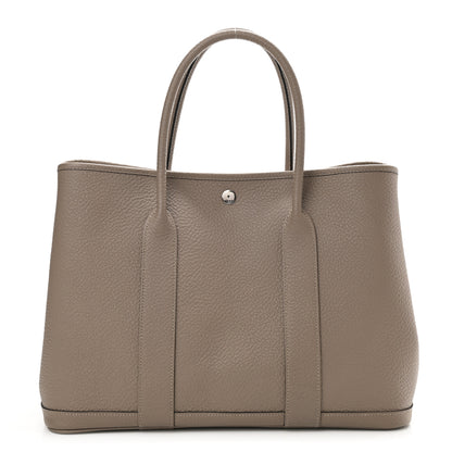 Hermes Vache Country Garden Party 36 MM Gris Tourterelle 1 of 10