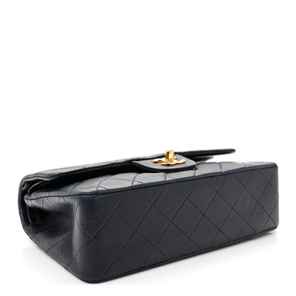 Chanel Lambskin Quilted Small Double Flap Navy 4 of 10